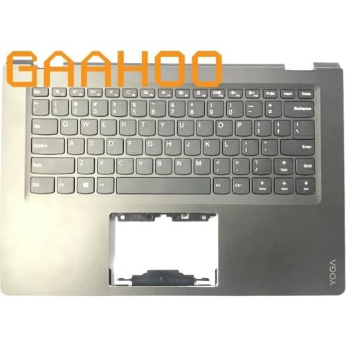 Brand new original backlight US keyboard for LENOVO YOGA510-14 FLEX4-14 14inch replace keyboard palmrest top cover GRAY