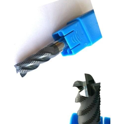 10mmX25MM hrc45 D10*25*D10*75 4 Flutes Roughing endmills Spiral Bit Milling Tools Carbide CNC Router bits