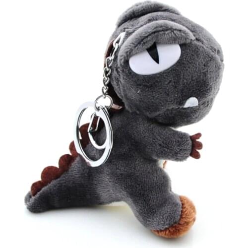 Key Clip Toy , Cotton Stuffed 7-10CM Keychain Gift Dinosaur Plush Doll
