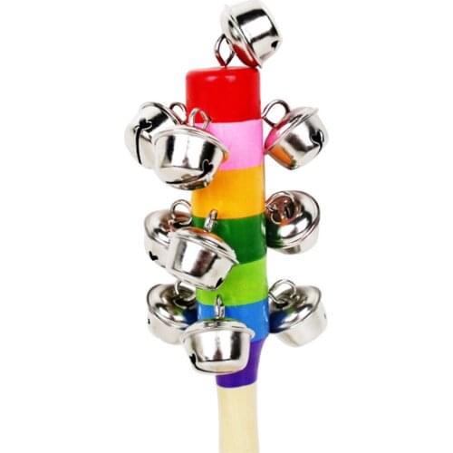Hot! 3pcs Cute Children Kids Bed Bells Infant Baby Developmental Toys Handbell New Sale