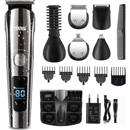 USB Rechargeable Multifunctional Hair Clipper Wireless Electric Men’s Shaver Nose Hair Trimmer 11 Function