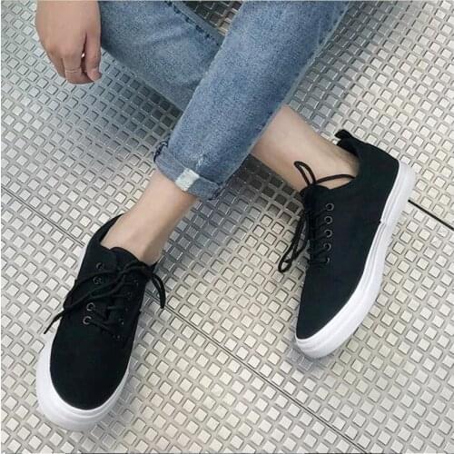 Male Canvas Shoes Black White Sneakers for Men Casual Shoes Trainers Men Shoes Sneakers Breathable Lightweight Man Sneaker 2020