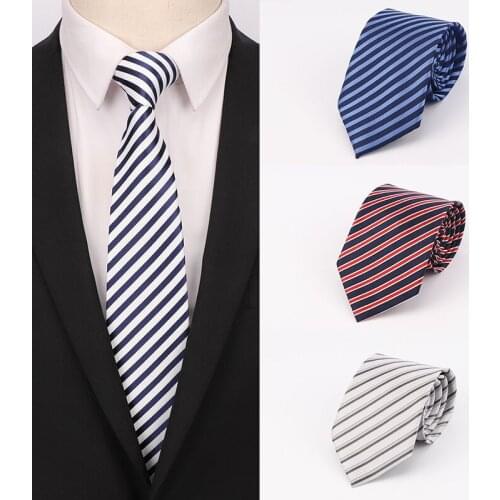SHENNAIWEI 8cm ties for men jacquard neckties striped tie men gift gravatas para homens Shirt accessories