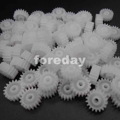 1000PC 182A NEW DIY 18T 4.7X10 H:D Plastic Spur Gear 0.5 Modulus T=18 Aperture: 2mm Model Accessories 18T 18 Teeth *FD269X1000
