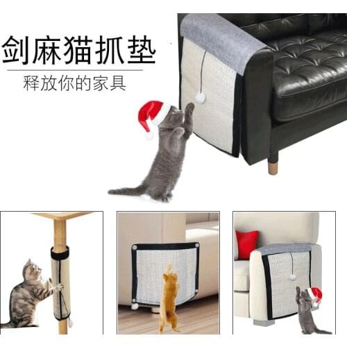 Sisal Cat Scratch Pad Sofa Protector Sisal Table Leg Cat Scratcher Wear-resistant Cushion