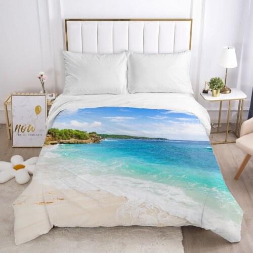 Landscape Duvet cover Quilt/Blanket/Comfortable Case 140x200 240x220 240x260 Queen King Single Bedding for Home sea