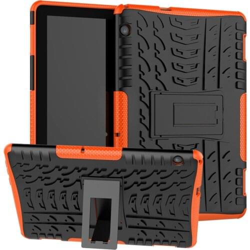 Shockproof Cover for Huawei MediaPad T5 10 10.1 Inch AGS2-W09 L09 L03 W19 Rugged Hybrid Silicone Plastic Armor KickStand Case