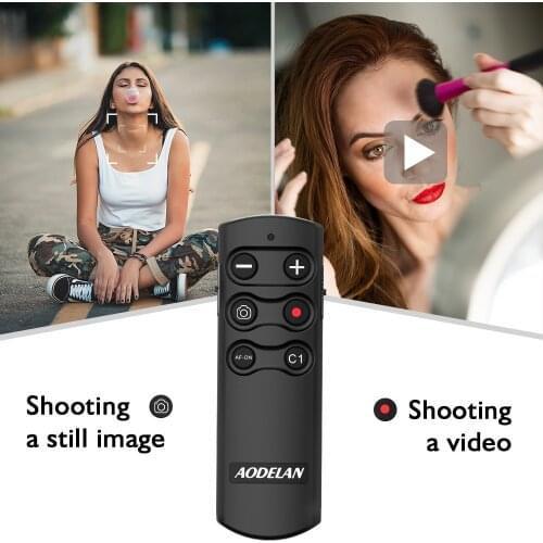 For Sony A9 Bluetooth Wireless Remote Control Compatible with A9II A6100 A6400 A6600 A7III A7RIII A7RIV RX100M7 RX0II ZV-1