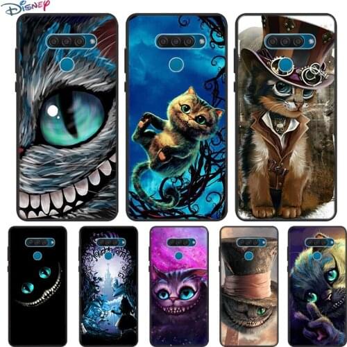 Alice in Wonderland Cat For LG K92 K62 K52 K42 K31 K22 K71 K61 K51S K41S K30 K20 G8 G8S G8X ThinQ Silicone Phone Case