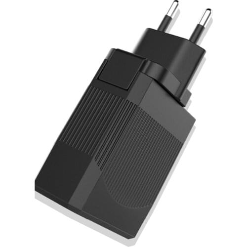 SOONHUA Type-C USB Charger PD Fast Charging Charger Wall Digital Adapter Chargers 38W 5V 3.1A For IPhone EU Plug