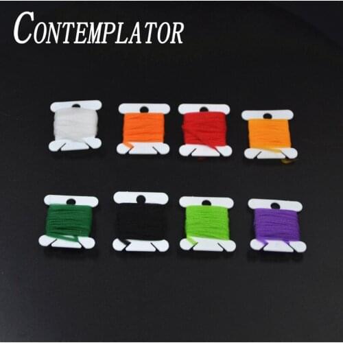 CONTEMPLATOR 8optional Colors Dry Flies Parachute Posts Split Wings Fly Tying Fibers 2yard/card Floating Yarns For Emerger Cases