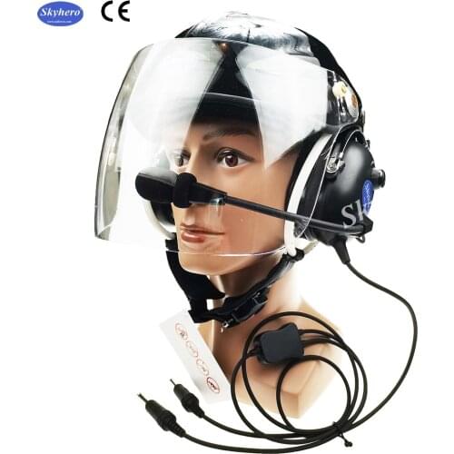 EN966 Standard Paragliding paramotor skydive PNR Aviation headset helmet noise cancelling headset