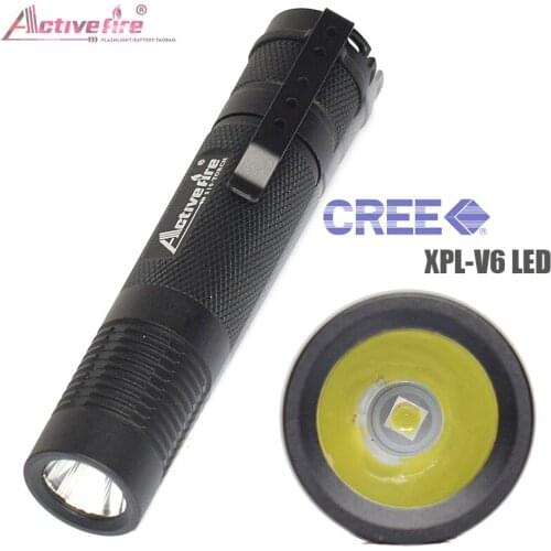 CREE XP-L V6 LED strong light flashlight 18650 charging 5-mode concentrating long-range flashlight Ⅲ hard oxygen