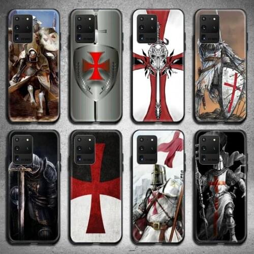 Templar Knight Phone Case for Samsung S20 plus Ultra S6 S7 edge S8 S9 plus S10 5G lite 2020