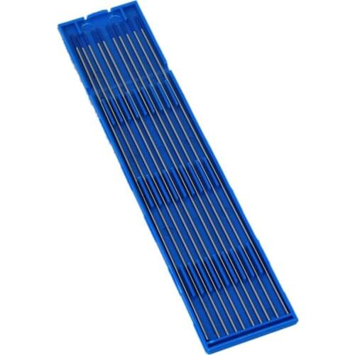 2% Thoriated 1.0/1.6mm x175mm TIG Welding Tungsten Electrode Blue Hesd with Plastic CasePack of 10