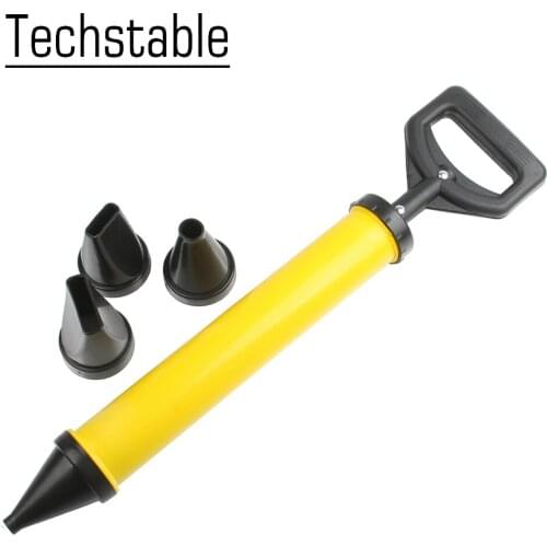 TECHSTABLE Top Quality Grouting Mortar Sprayer Caulking Gun With 4 Nozzle For Cement Lime Mayitr Construction Tools