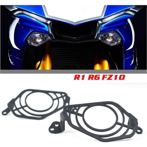 Motorcycle Upper Headlight Screen Lens Windshield Protectior Side Fairing Cover For Yamaha R1 R1M R6 YZF1000 MT-10 FZ10