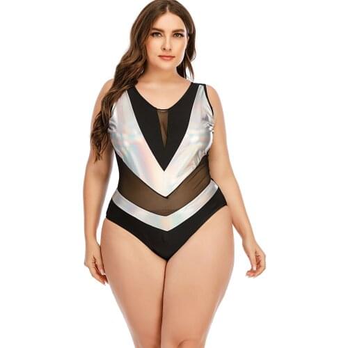 2021 New Arrival One Piece Women Swimsuit summer Swimwear Bathing Suit Beachwear large Big size printing fat ladies Swim suit