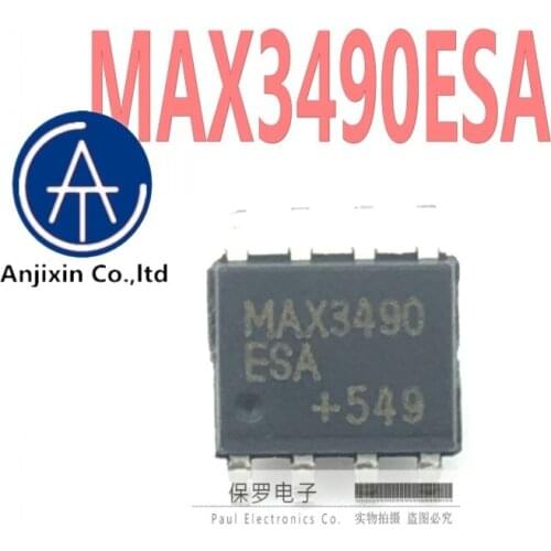 10pcs 100% orginal new transceiver MAX3490ESA MAX3490 SOP-8 patch in stock