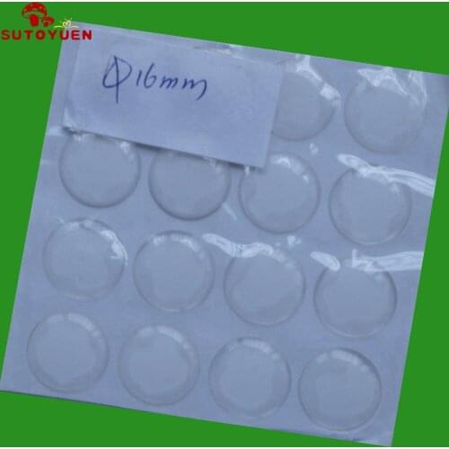 Wholesale 2000 pcs Soft Clear Epoxy Resin Stickers 5/8'' 16mm Circle Round For DIY Craft 3D Crystal epoxy sealer SUTOYUEN