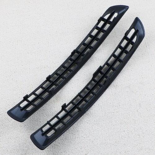 30678953 Black Pair Left Right Front New Bumper Cover Grille For Volvo XC90 2007 2008 2009 2010 2011 2012 2013 2014 30678954