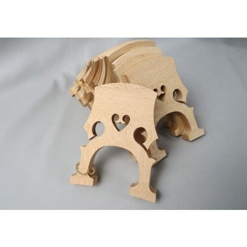 40pcs french style different size cello bridges 4/4,3/4,1/2,1/4 (each 10pcs)