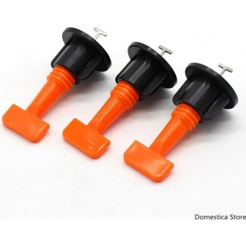 50PCS Tile Leveler Flooring Wall Tiles Spacer Carrelage Leveling Tools System With Wrench Household Locator Spacers Plier Tools