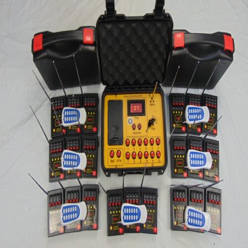 84 Cues Copper Connect Wire Special Effects DMX Fireworks 433mhz Electric Line Remote Smart Switch Wedding Equipment-Wireless