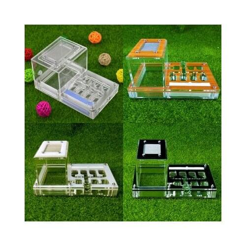 Acrylic plane with feeding box in one nest Moisturizing ant feeding nest Senior ant nest