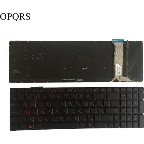 For ASUS GL552 GL552J GL552JX GL552V GL552VL GL552VW N751 N751J N751JK N751JX G551VW backlit Russian RU laptop keyboard