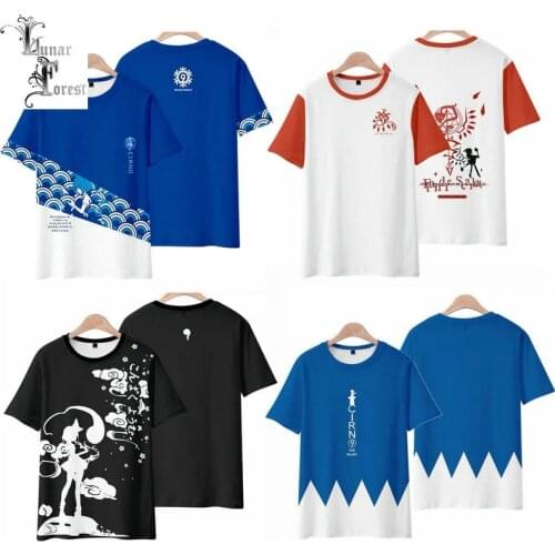 TouHou Project 3D Printing T-shirt Summer Fashion Round Neck Short Sleeve Popular Japanese Anime Streetwear Plus Size