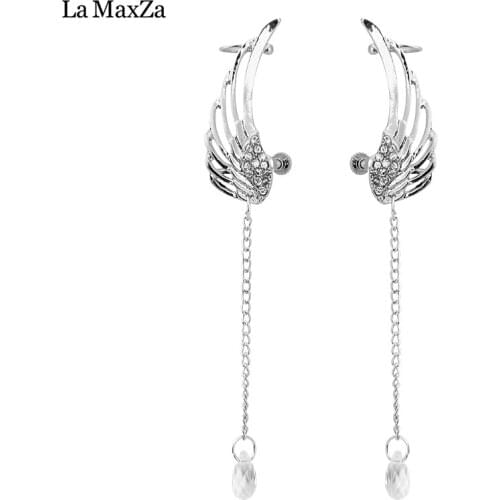 Classic Trendy Jewelry Stud Earrings For Women Charm Wing Elegant Tassel Earring For Girl Nickel Free Earring Accessories