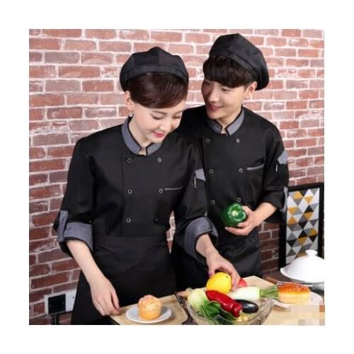 Men Short Sleeves Breathable Mesh Patchwork Chef Food Service Cuisine Cook Workwear T-shirt Kitchen Work Uniforms Aprons M-3XL