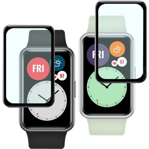 3D Curved Full Edge Smartwatch Screen Protective Film Cover Protection For Huawei Watch Fit /Honor Watch ES Screen Protector
