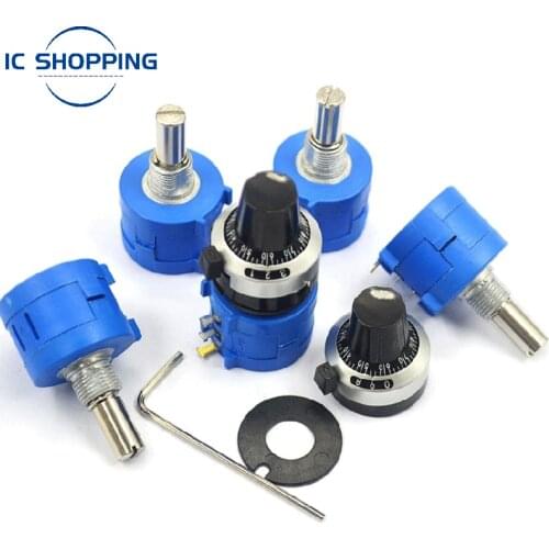 Precision Multi-turn Adjustable Potentiometer Resistance 3590S-2-102L 103L 101L 201L 202L 203L 501L 503L 104L 100R 1K 10K 2KOhm