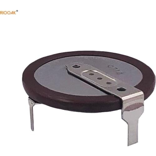 RIOOAK 5/10/30/50/100pcs Rechargeable Battery with 2 Pin Vertical 90 Degrees VL2020 Lithium Coin Cell Batteries VL 2020 for BMW