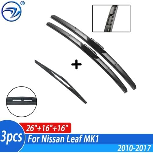 Wiper Front & Rear Wiper Blades Set For Honda Insight MK2 2009 - 2011 2011 2010 2009 Windshield Windscreen 26"16"16"