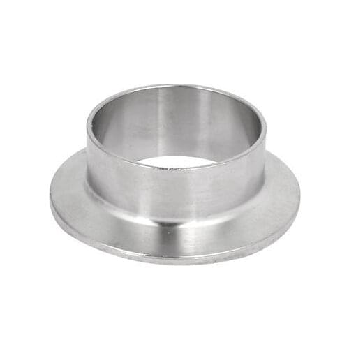 304 Stainless Steel 45mm OD Sanitary Pipe Weld on Ferrule Fits 2" Tri Clamp