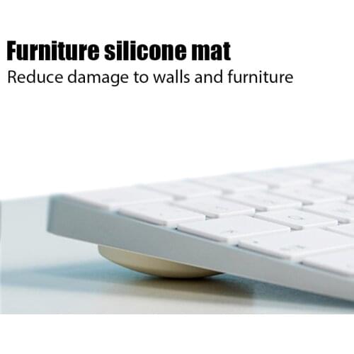 Silicone Crash Pad Home Anti-Collision Strong Sticky Door Back Handle Bumper Touch Refrigerator Sucker Foot Pad