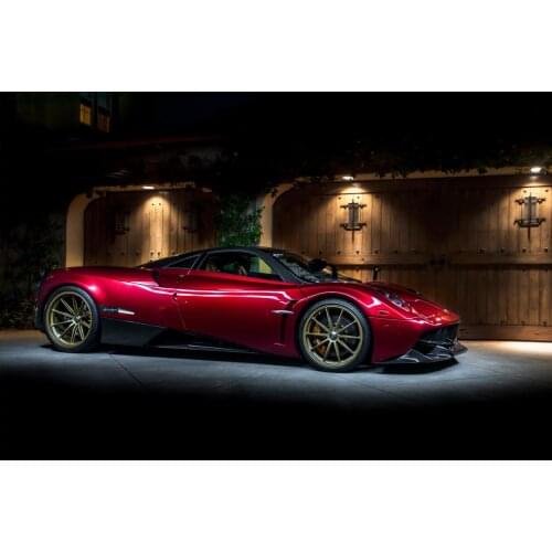 Supercar Pagani Huayra Red Car Sport Car Vehicle Wallpaper Canvas Paintings Posters Wall Art Prints for Living Room Decor