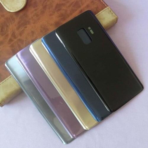 Back Glass Replacement For Samsung Galaxy S9 G960 G960F / S9+ S9 Plus G965 G965F Battery Cover Rear Door Housing Case with logo