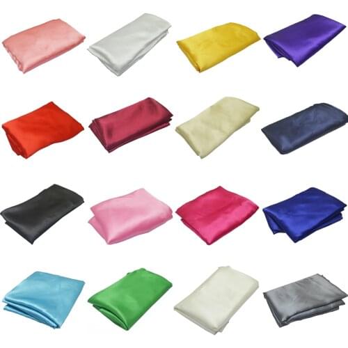 1mx1.5m Satin Fabric DIY clothing sewing Wedding Party Background accessories Home Curtain Table cloth Gift boxes lining cloth