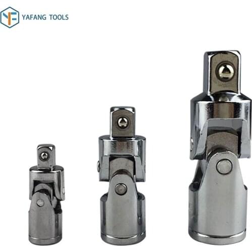 3pcs/set Universal Joint Socket Adapter Extension Drill Bits Bar 1/4" 3/8" 1/2" Square Head Drill Bit Hand Tools