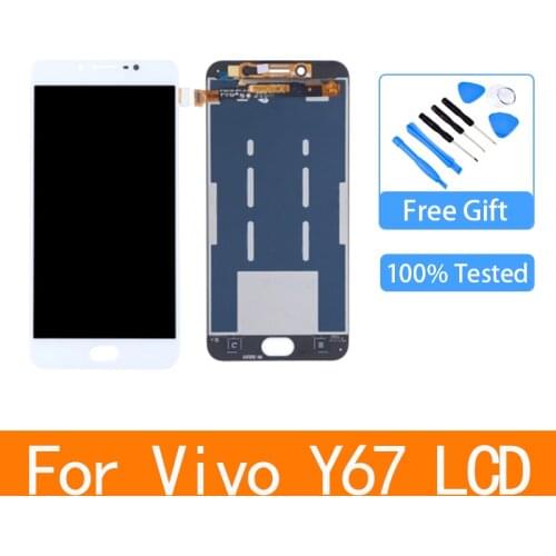 5.5" For BBK Vivo V5 1601 Full LCD display + Touch screen Digitizer assembly For BBK Vivo Y67 LCD Replacement Parts