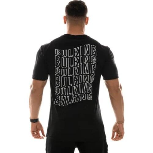 Brand mens T-shirt 2020 summer mens clothing fitness casual T-shirt jogger mens short-sleeved cotton shirt fashion T-shirt