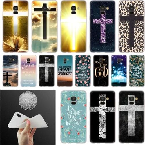 Bible Jesus Christian Cross Phone Case For Samsung Galaxy A10 A20 A30 A40 A50 A60 A70 A6 A8 Plus A7 A9 2018 A3 A5 2017 Cover