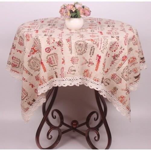 CURCYA Lace Tablecloths On The Table