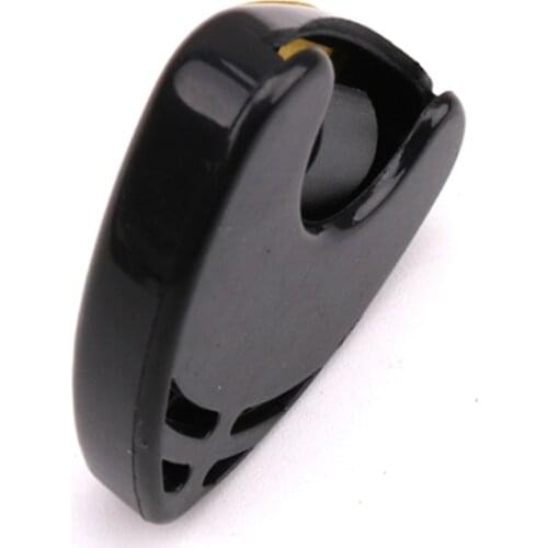 Guitar Pick Holder Plastic Plectrum Case Mediator Quick Storage Self Adhesive Triangle Shape Black Guitar Accessories