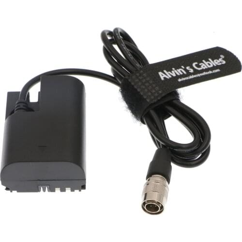 Alvins Cables LP E6 Dummy Battery to Hirose 4 Pin Male for SmallHD 502