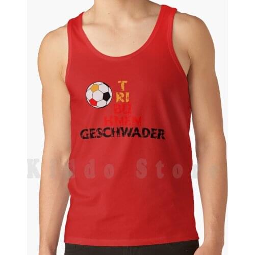 Tribune Squadron Tank Tops Vest 100% Cotton Nafets Naurb Soccer Rostrum Squadron Stadion La Ola Football Fan Stadium